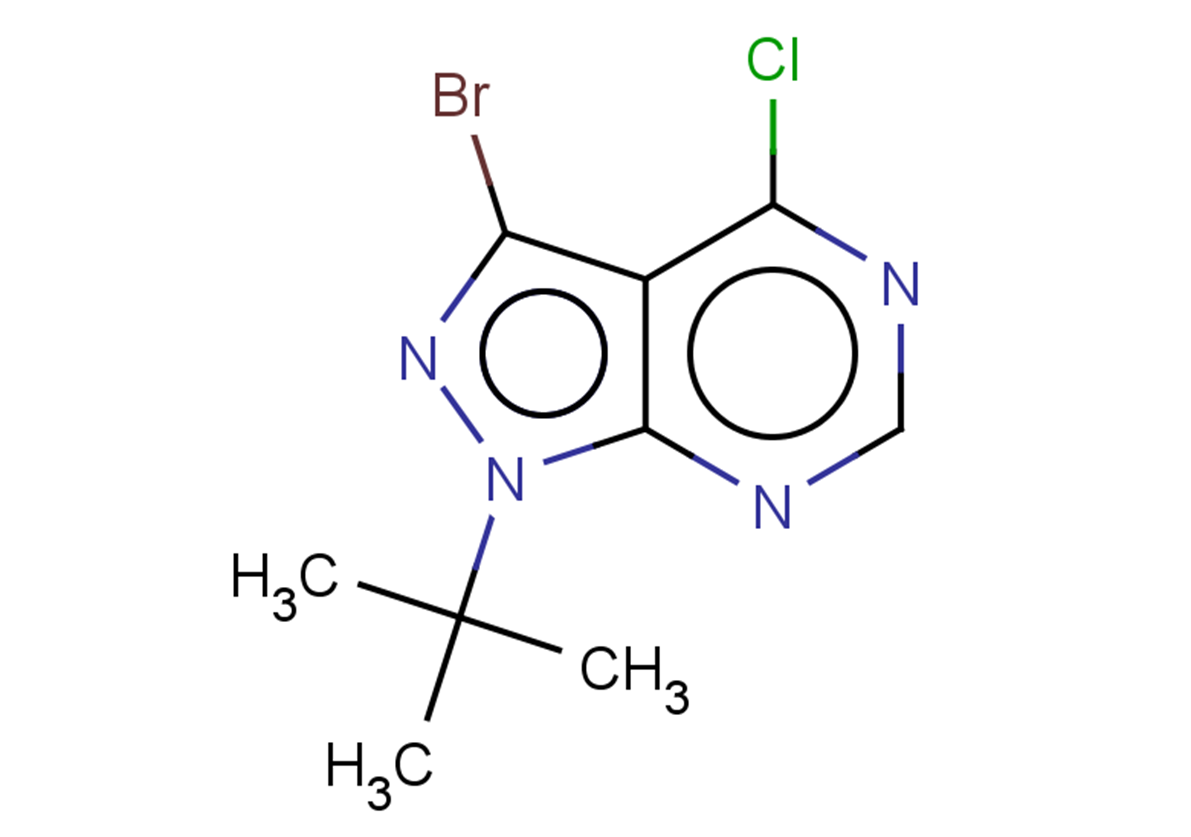 3-bromo-1-tert-butyl-4-chloro-1H-pyrazolo[3,4-d]pyrimidine