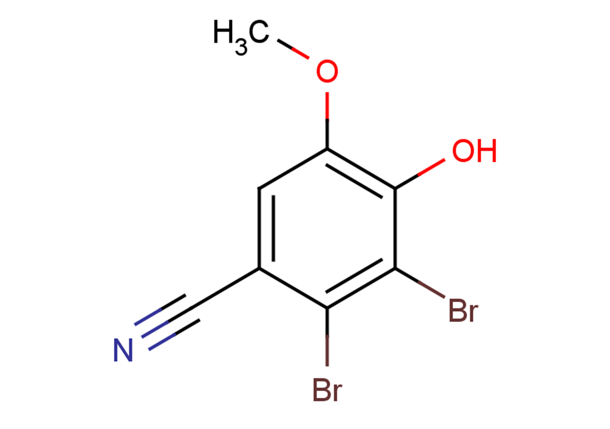 2,3-dibromo-4-hydroxy-5-methoxybenzonitrile