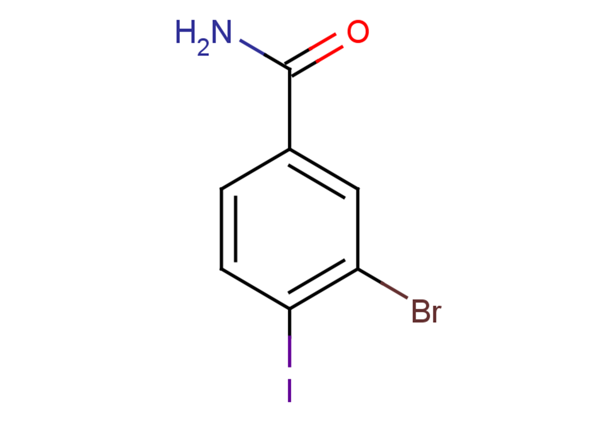 3-bromo-4-iodobenzamide