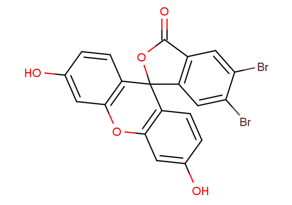 5,6-dibromo-3',6'-dihydroxy-3H-spiro[2-benzofuran-1,9'-xanthene]-3-one
