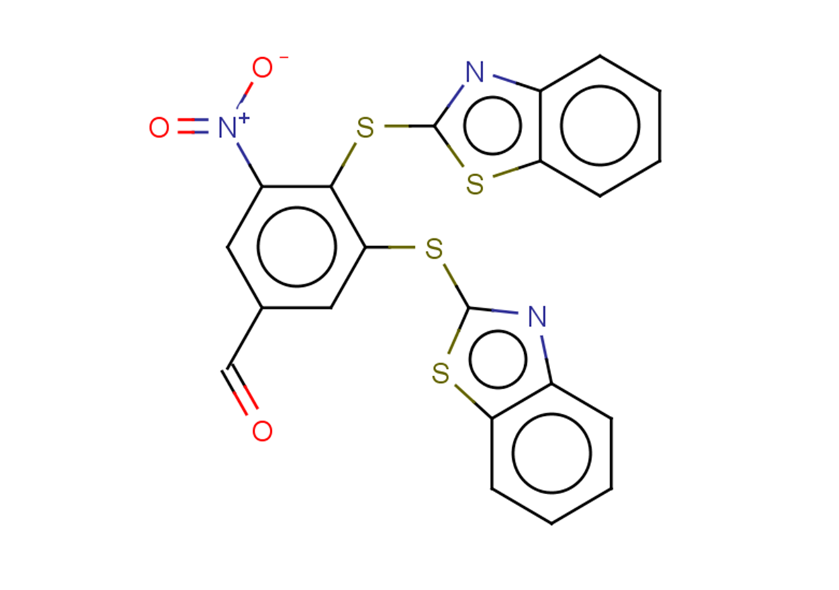 3,4-bis(1,3-benzothiazol-2-ylsulfanyl)-5-nitrobenzaldehyde