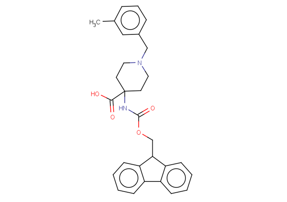 4-{[(9H-fluoren-9-ylmethoxy)carbonyl]amino}-1-[(3-methylphenyl)methyl]piperidine-4-carboxylic acid