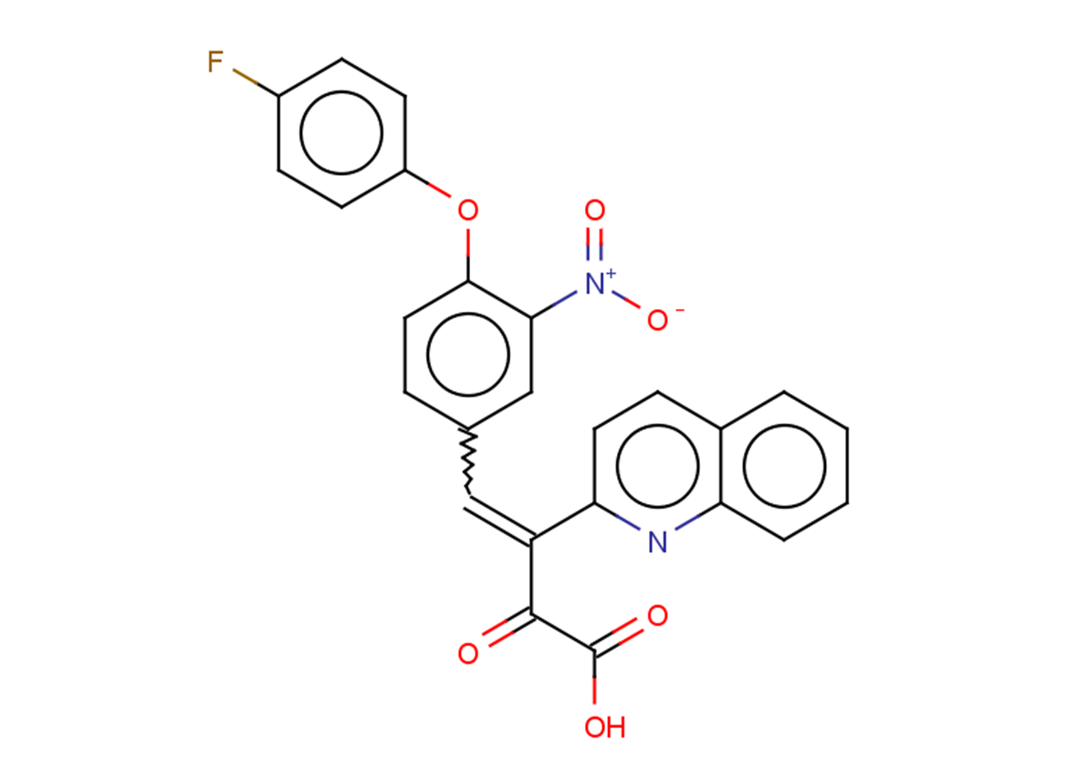 4-[4-(4-fluorophenoxy)-3-nitrophenyl]-2-oxo-3-(quinolin-2-yl)but-3-enoic acid