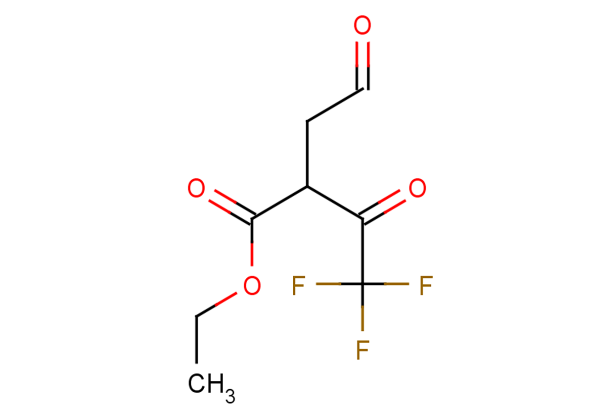 ethyl 4,4,4-trifluoro-3-oxo-2-(2-oxoethyl)butanoate