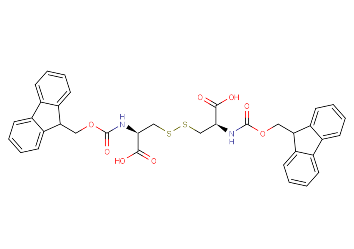 (2R)-3-{[(2R)-2-carboxy-2-{[(9H-fluoren-9-ylmethoxy)carbonyl]amino}ethyl]disulfanyl}-2-{[(9H-fluoren-9-ylmethoxy)carbonyl]amino}propanoic acid