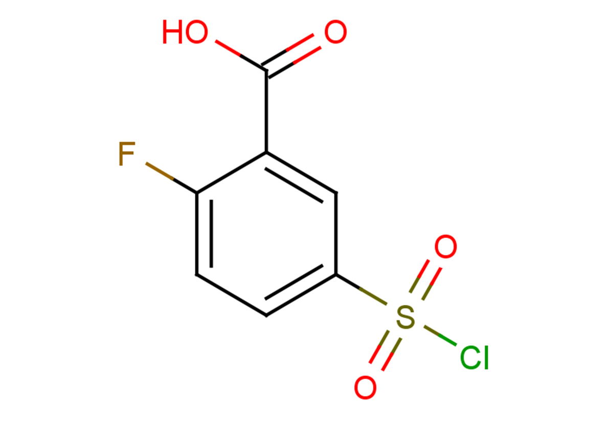 5-(chlorosulfonyl)-2-fluorobenzoic acid