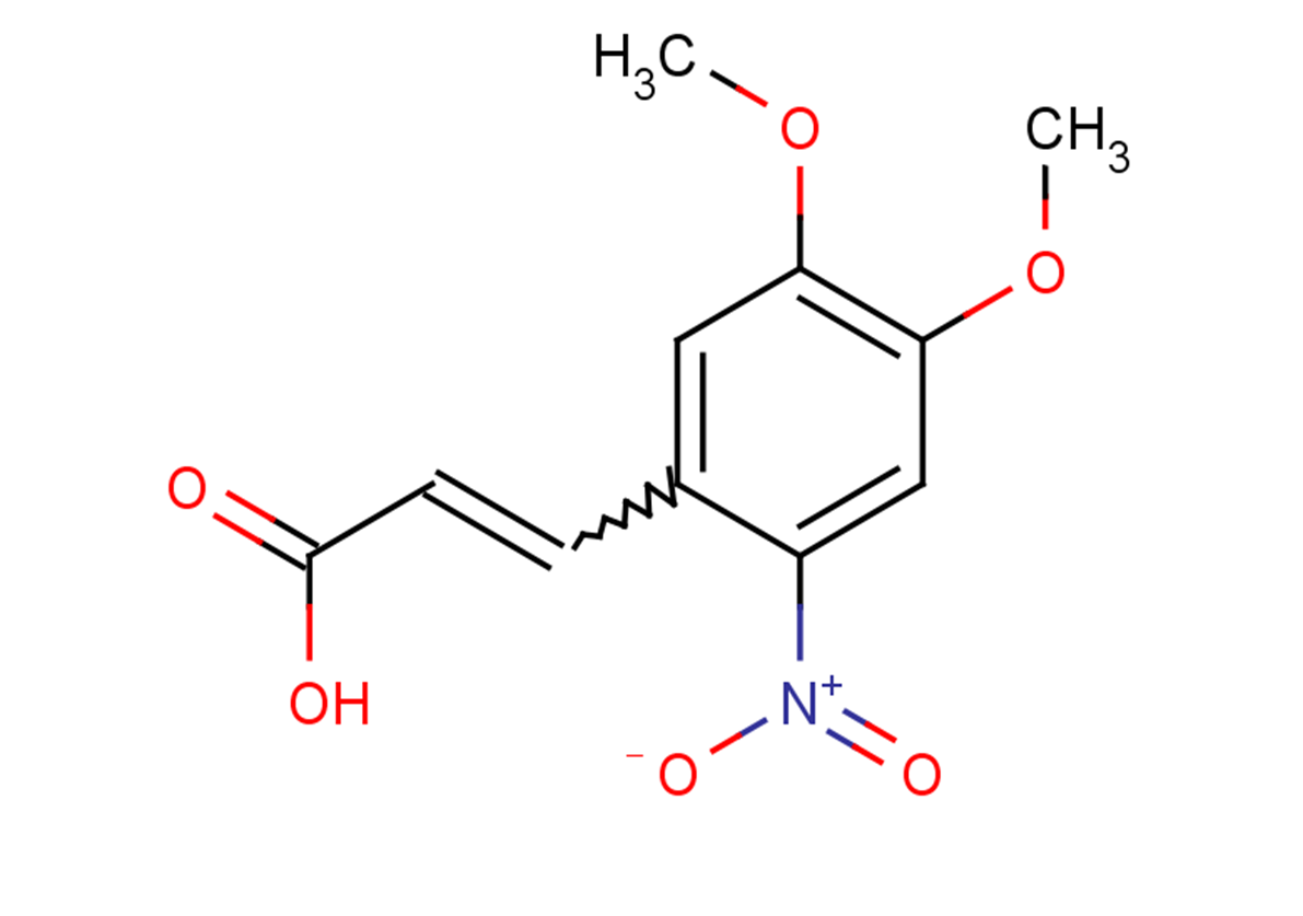 3-(4,5-dimethoxy-2-nitrophenyl)prop-2-enoic acid