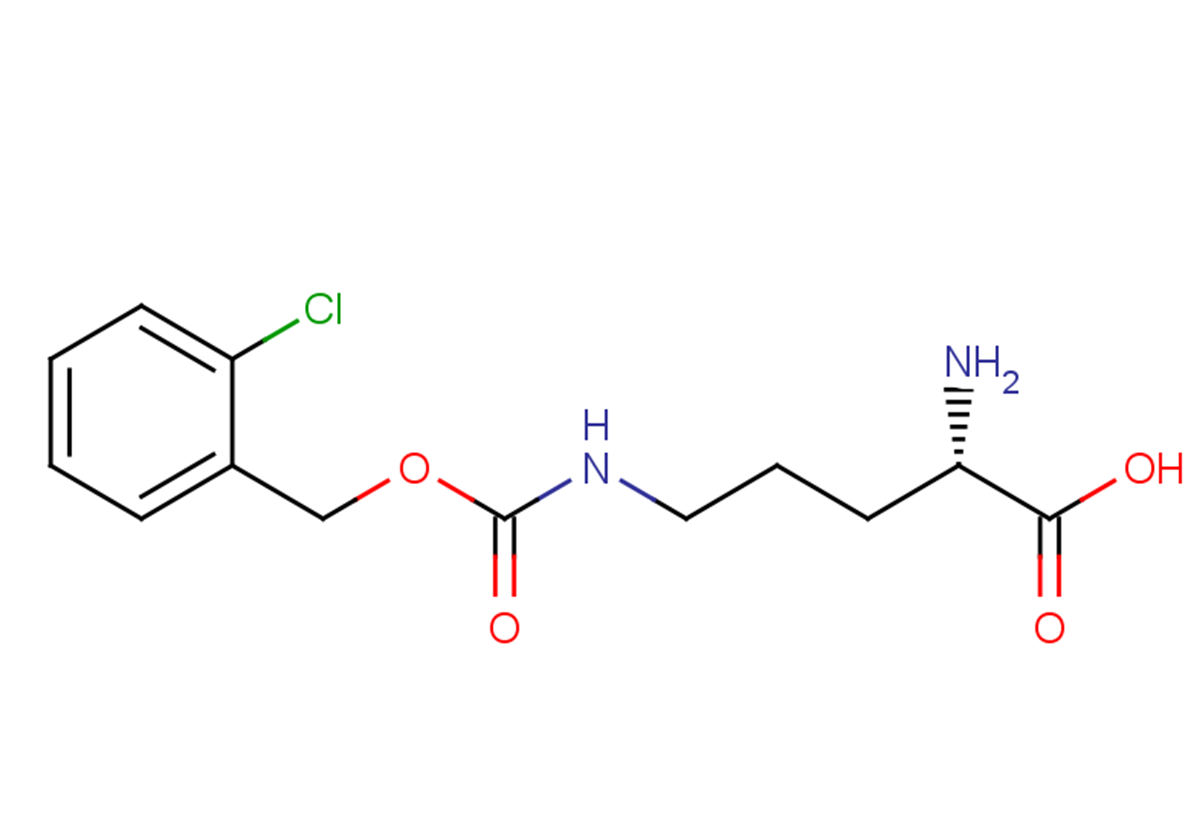 (2S)-2-amino-5-({[(2-chlorophenyl)methoxy]carbonyl}amino)pentanoic acid
