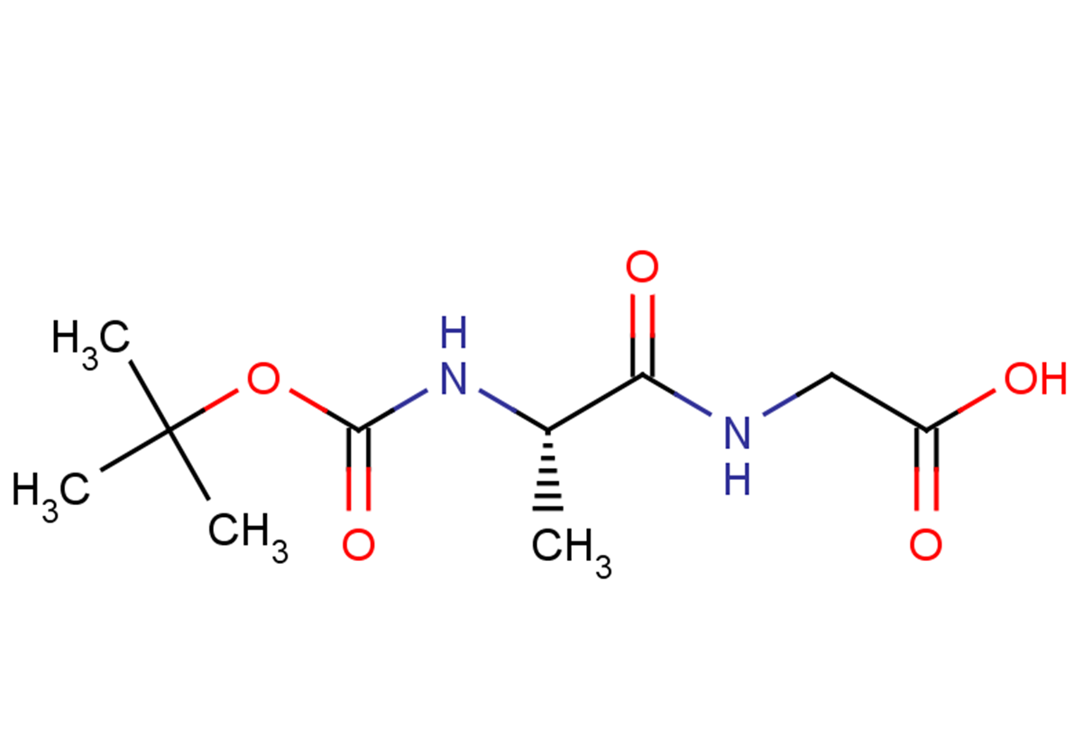 2-[(2S)-2-{[(tert-butoxy)carbonyl]amino}propanamido]acetic acid