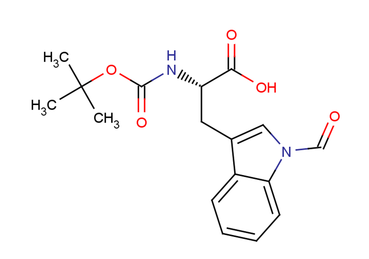 (2S)-2-{[(tert-butoxy)carbonyl]amino}-3-(1-formyl-1H-indol-3-yl)propanoic acid