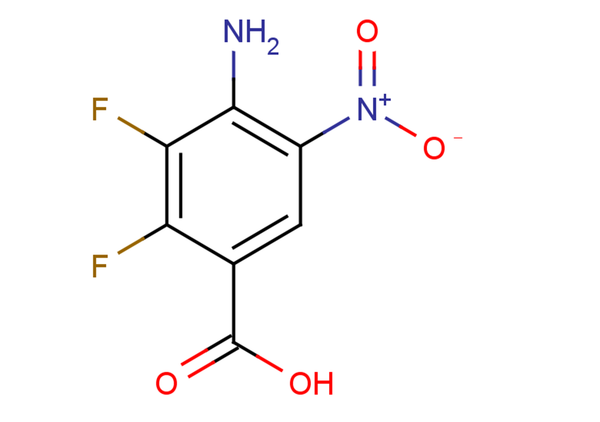 4-amino-2,3-difluoro-5-nitrobenzoic acid