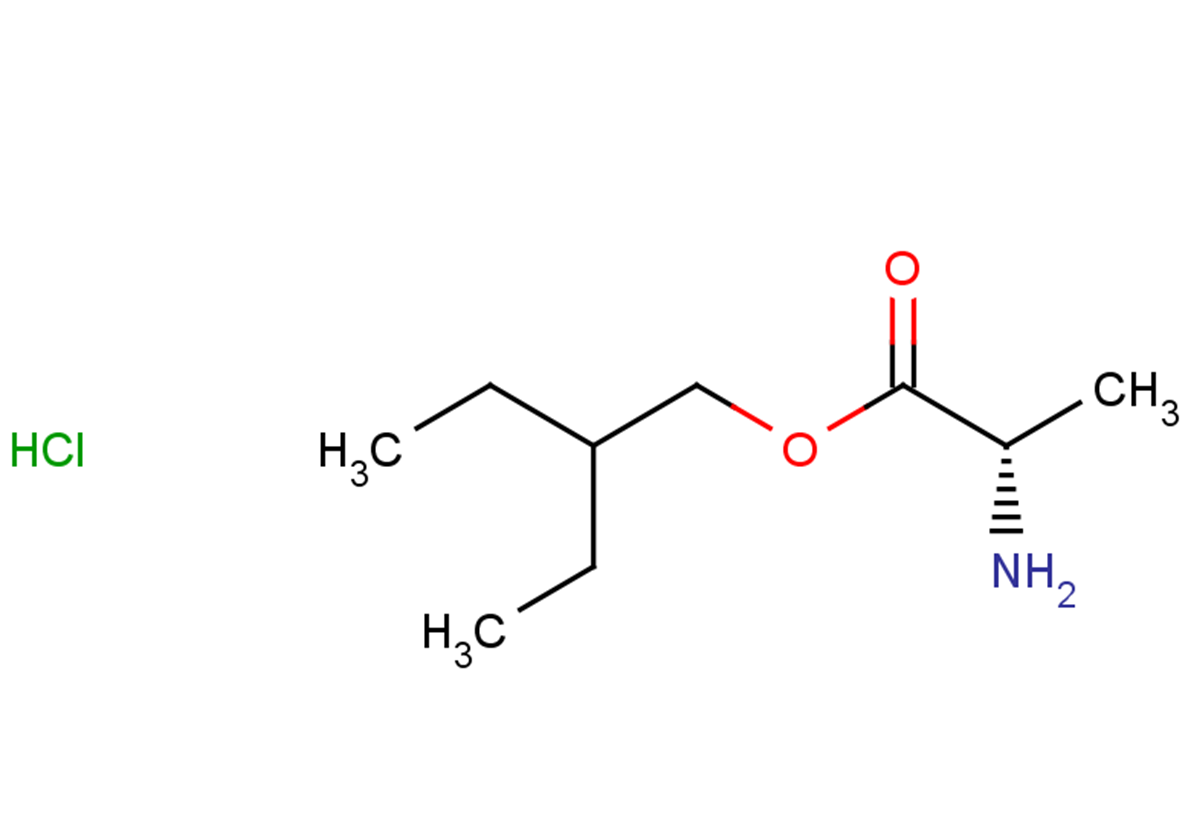 2-ethylbutyl (2S)-2-aminopropanoate hydrochloride
