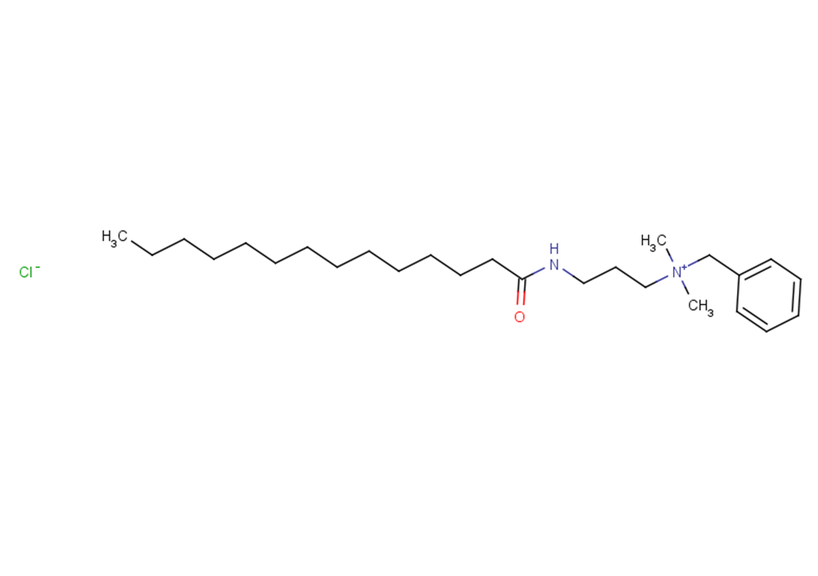 benzyldimethyl(3-tetradecanamidopropyl)azanium chloride