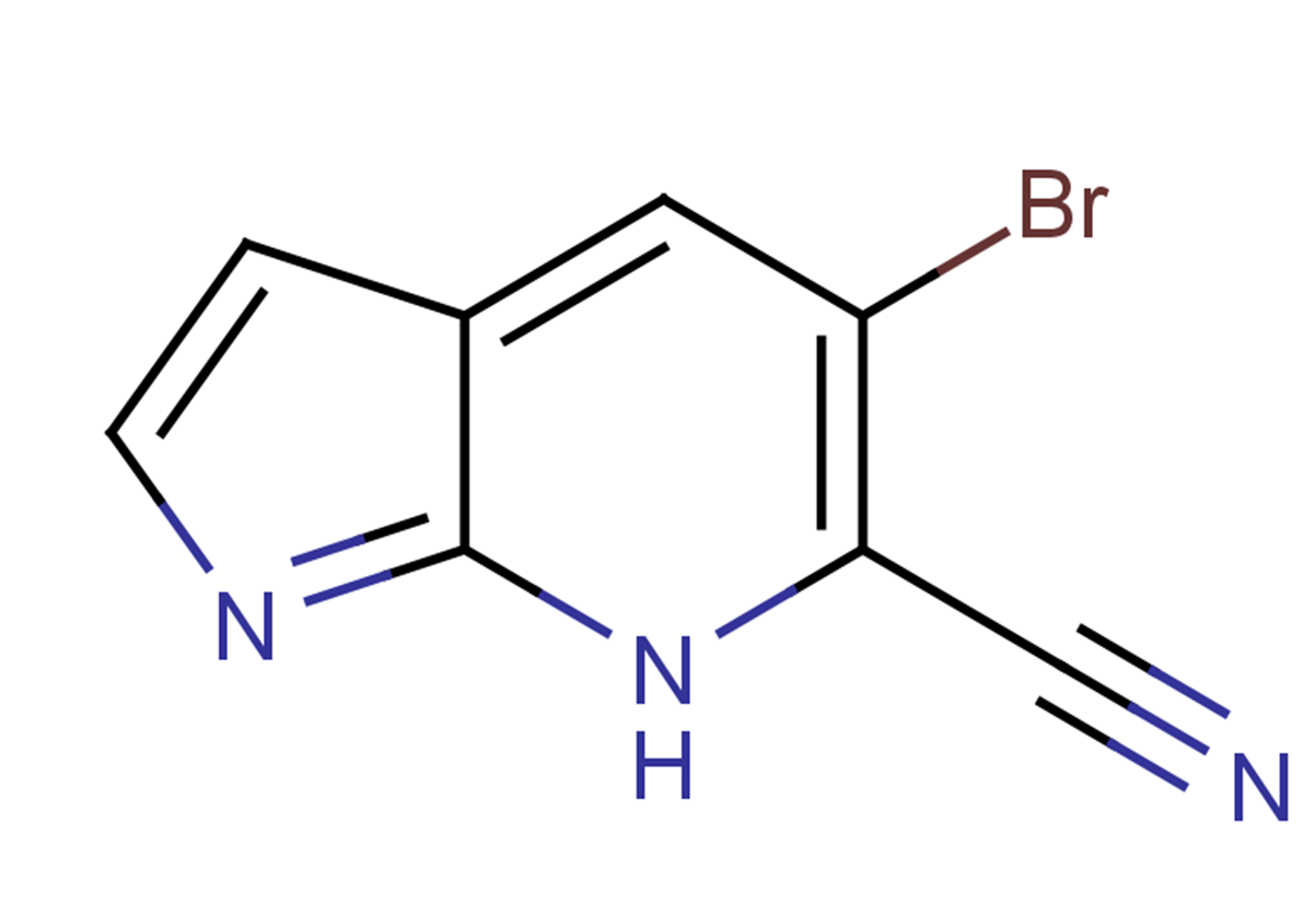 3-bromo-1H-pyrrolo[2,3-b]pyridine-2-carbonitrile