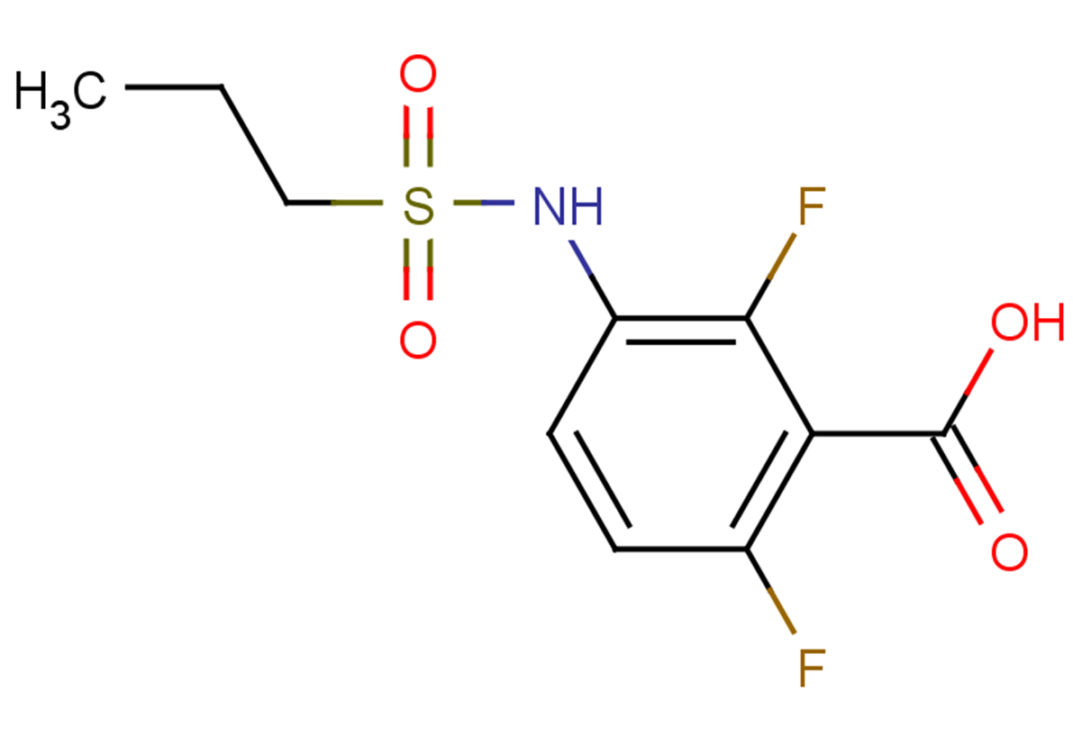 2,6-difluoro-3-(propane-1-sulfonamido)benzoic acid