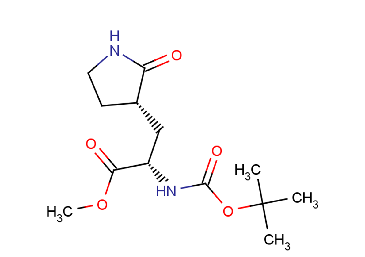 methyl (2S)-2-{[(tert-butoxy)carbonyl]amino}-3-[(3S)-2-oxopyrrolidin-3-yl]propanoate