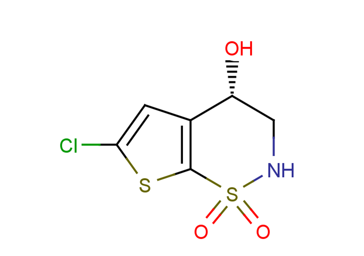 (4S)-6-chloro-4-hydroxy-2H,3H,4H-1$l^{6},7,2-thieno[3,2-e][1,2]thiazine-1,1-dione
