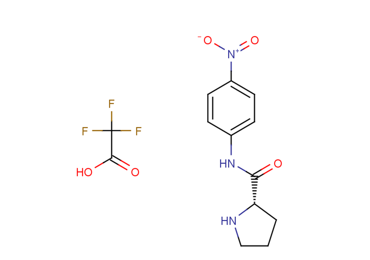 (2S)-N-(4-nitrophenyl)pyrrolidine-2-carboxamide; 2,2,2-trifluoroacetic acid