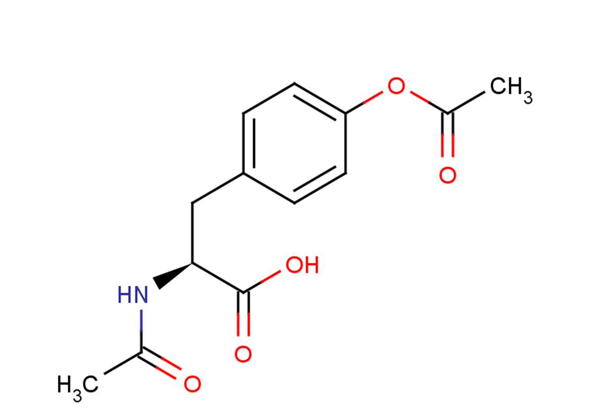(2S)-3-[4-(acetyloxy)phenyl]-2-acetamidopropanoic acid