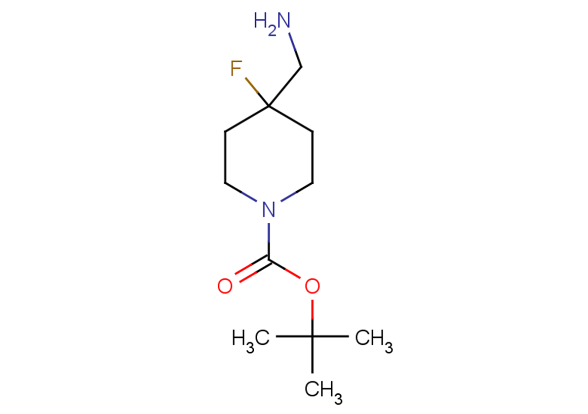 tert-butyl 4-(aminomethyl)-4-fluoropiperidine-1-carboxylate