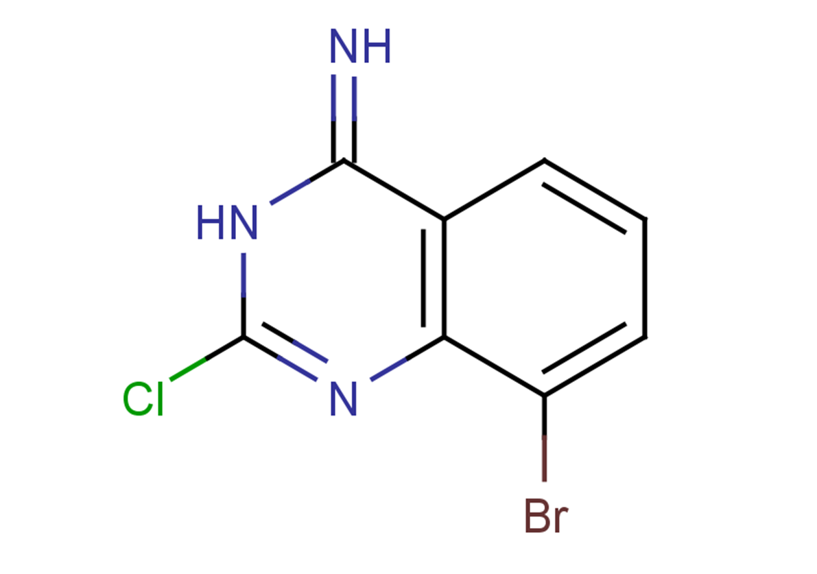 8-bromo-2-chloro-3,4-dihydroquinazolin-4-imine