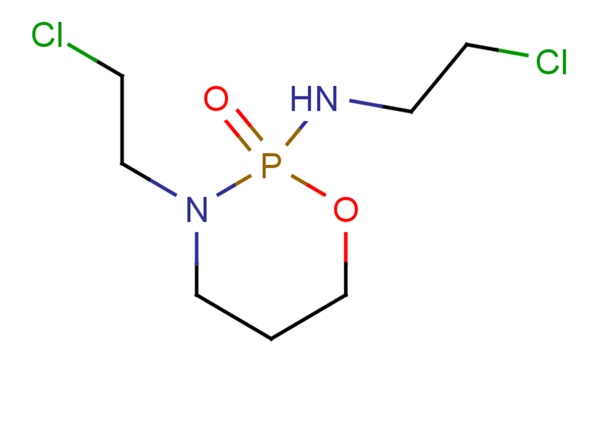 3-(2-chloroethyl)-2-[(2-chloroethyl)amino]-1,3,2$l^{5}-oxazaphosphinan-2-one