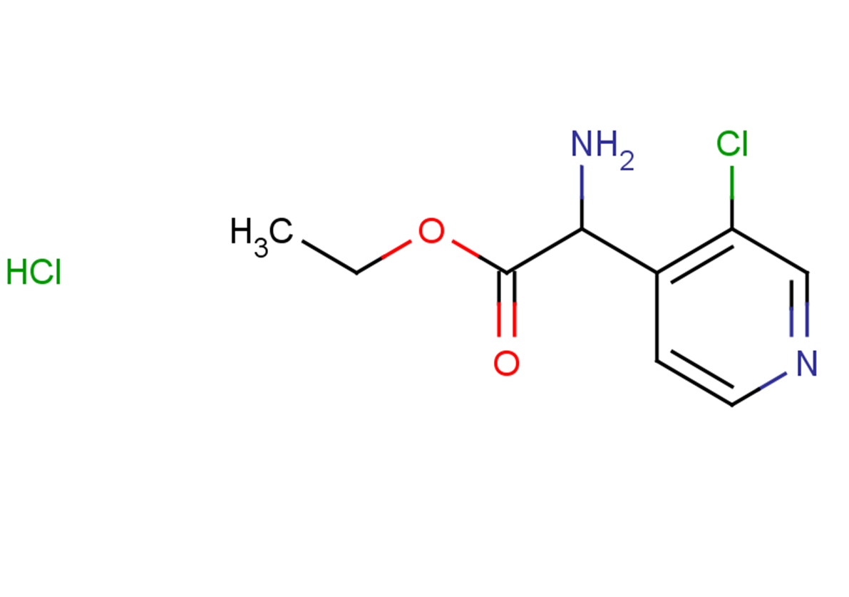 ethyl 2-amino-2-(3-chloropyridin-4-yl)acetate hydrochloride