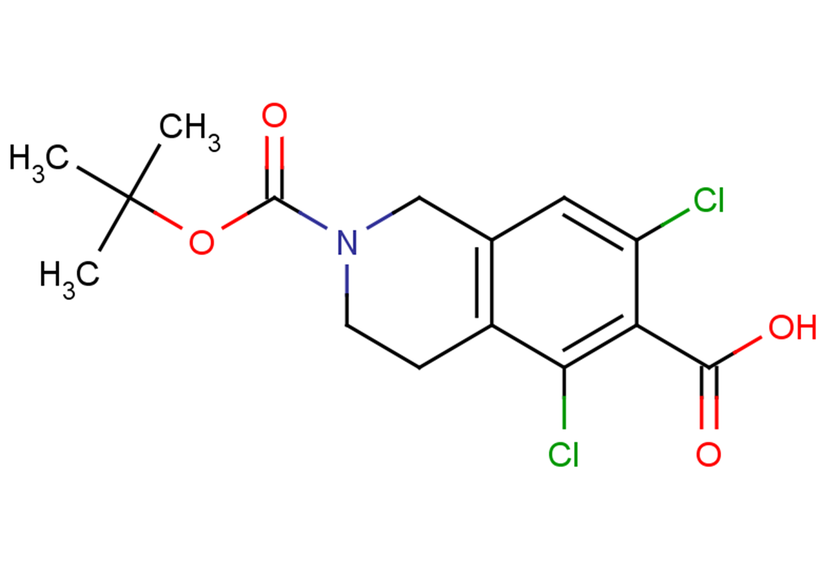 2-[(tert-butoxy)carbonyl]-5,7-dichloro-1,2,3,4-tetrahydroisoquinoline-6-carboxylic acid
