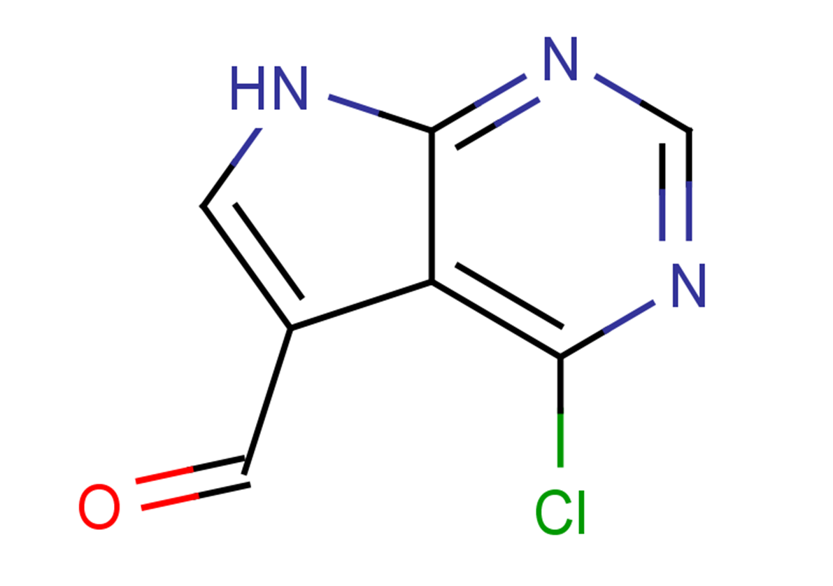 4-chloro-7H-pyrrolo[2,3-d]pyrimidine-5-carbaldehyde