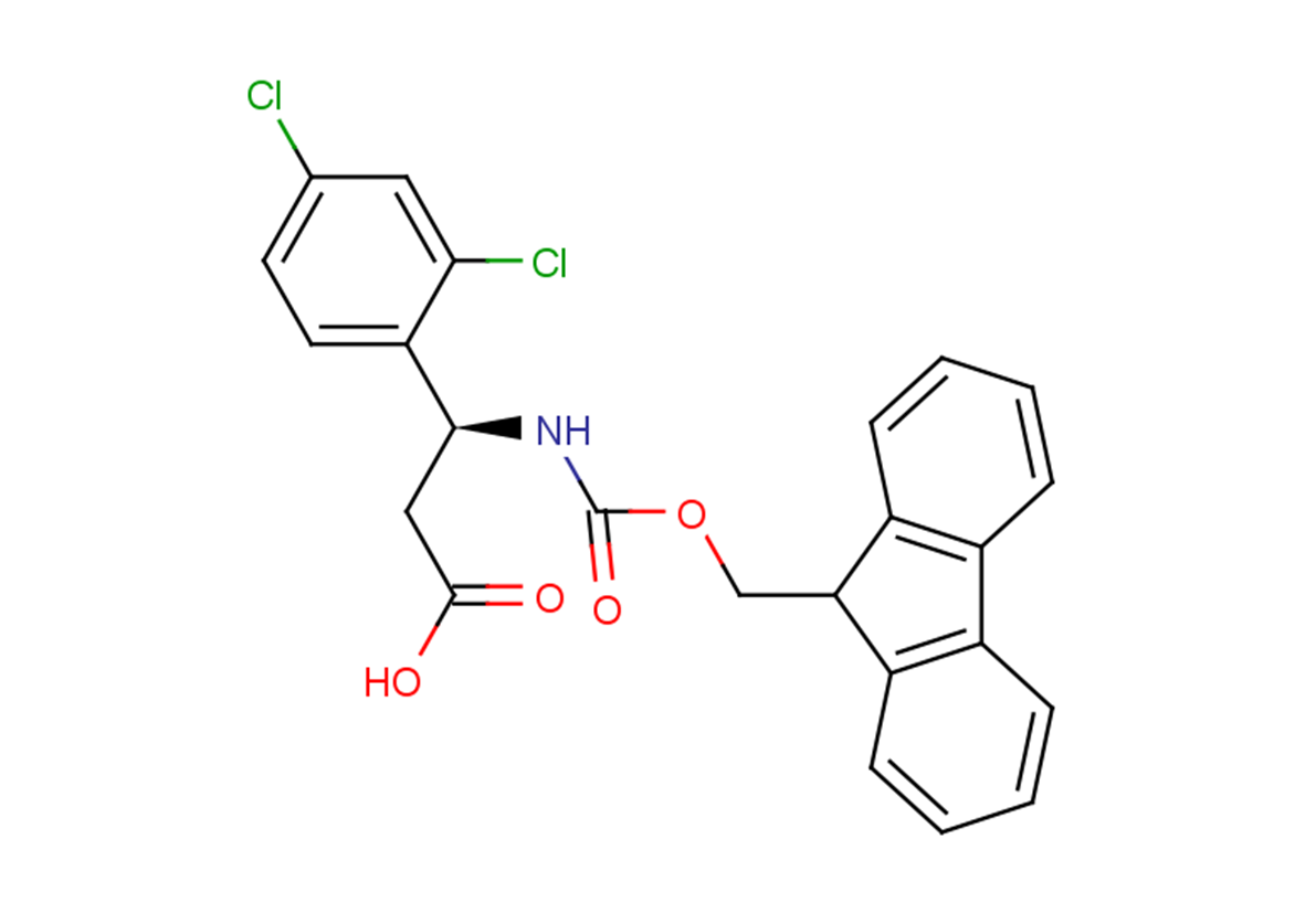 (3S)-3-(2,4-dichlorophenyl)-3-{[(9H-fluoren-9-ylmethoxy)carbonyl]amino}propanoic acid