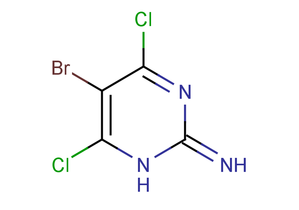 5-bromo-4,6-dichloro-1,2-dihydropyrimidin-2-imine
