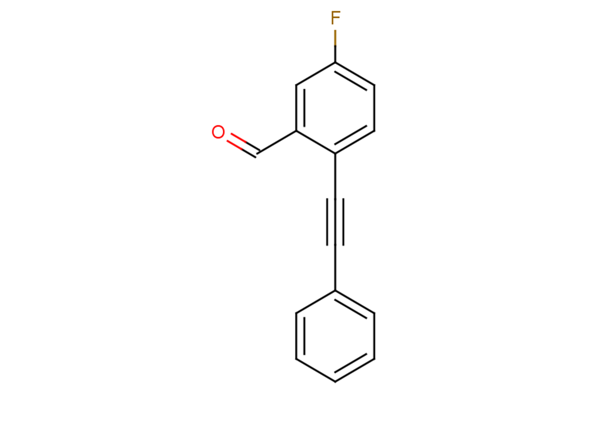 5-fluoro-2-(2-phenylethynyl)benzaldehyde