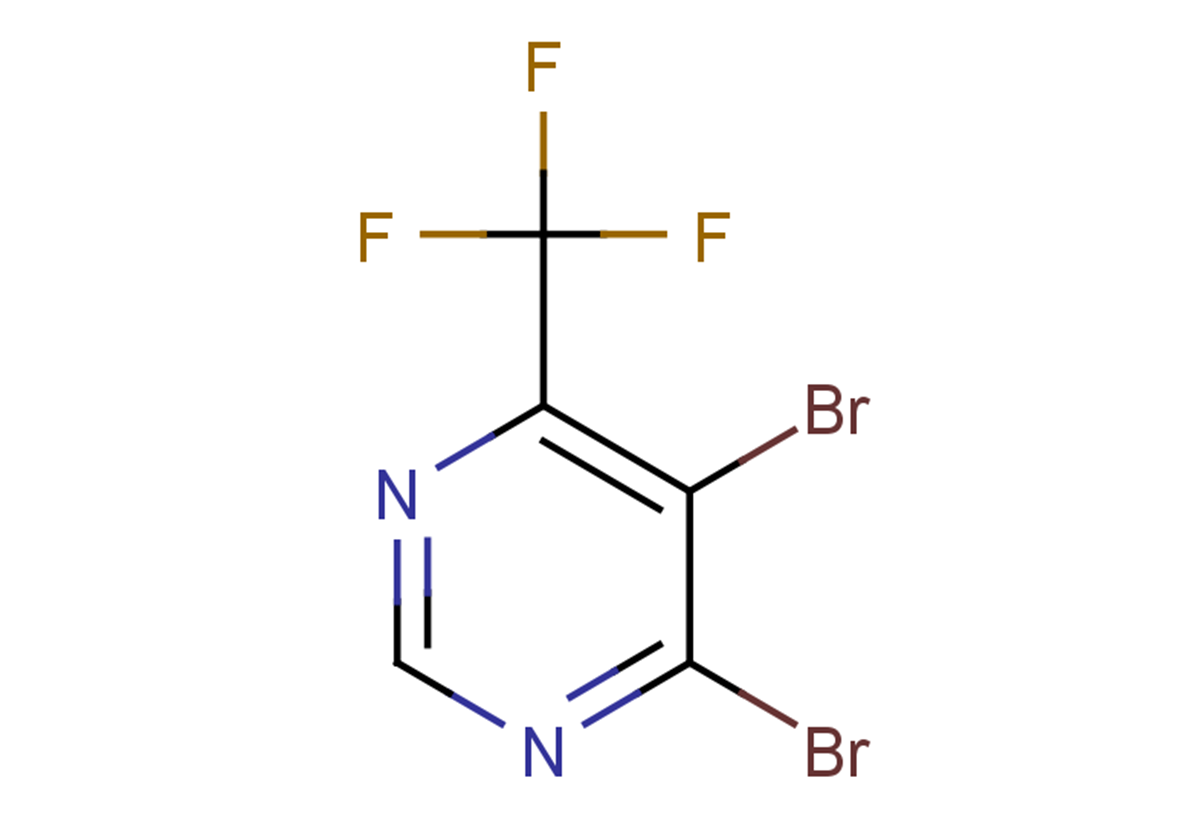 4,5-dibromo-6-(trifluoromethyl)pyrimidine