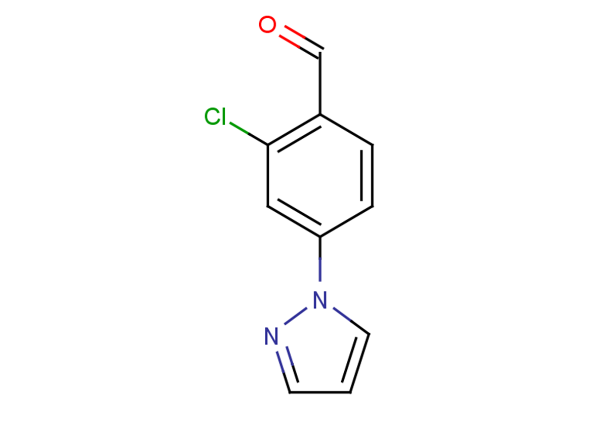 2-chloro-4-(1H-pyrazol-1-yl)benzaldehyde
