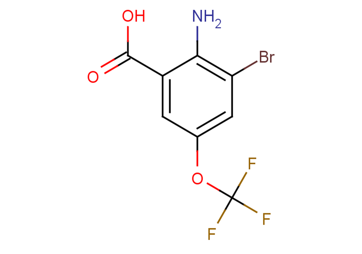 2-amino-3-bromo-5-(trifluoromethoxy)benzoic acid