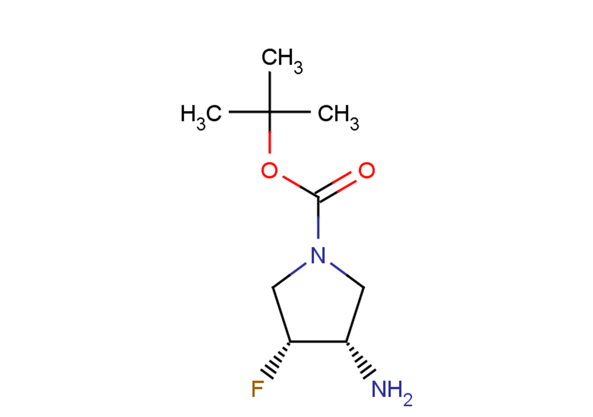 tert-butyl (3S,4R)-3-amino-4-fluoropyrrolidine-1-carboxylate