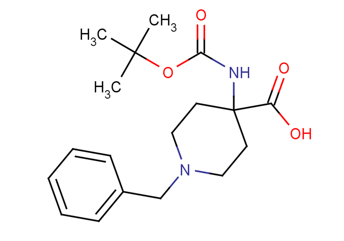 1-benzyl-4-{[(tert-butoxy)carbonyl]amino}piperidine-4-carboxylic acid