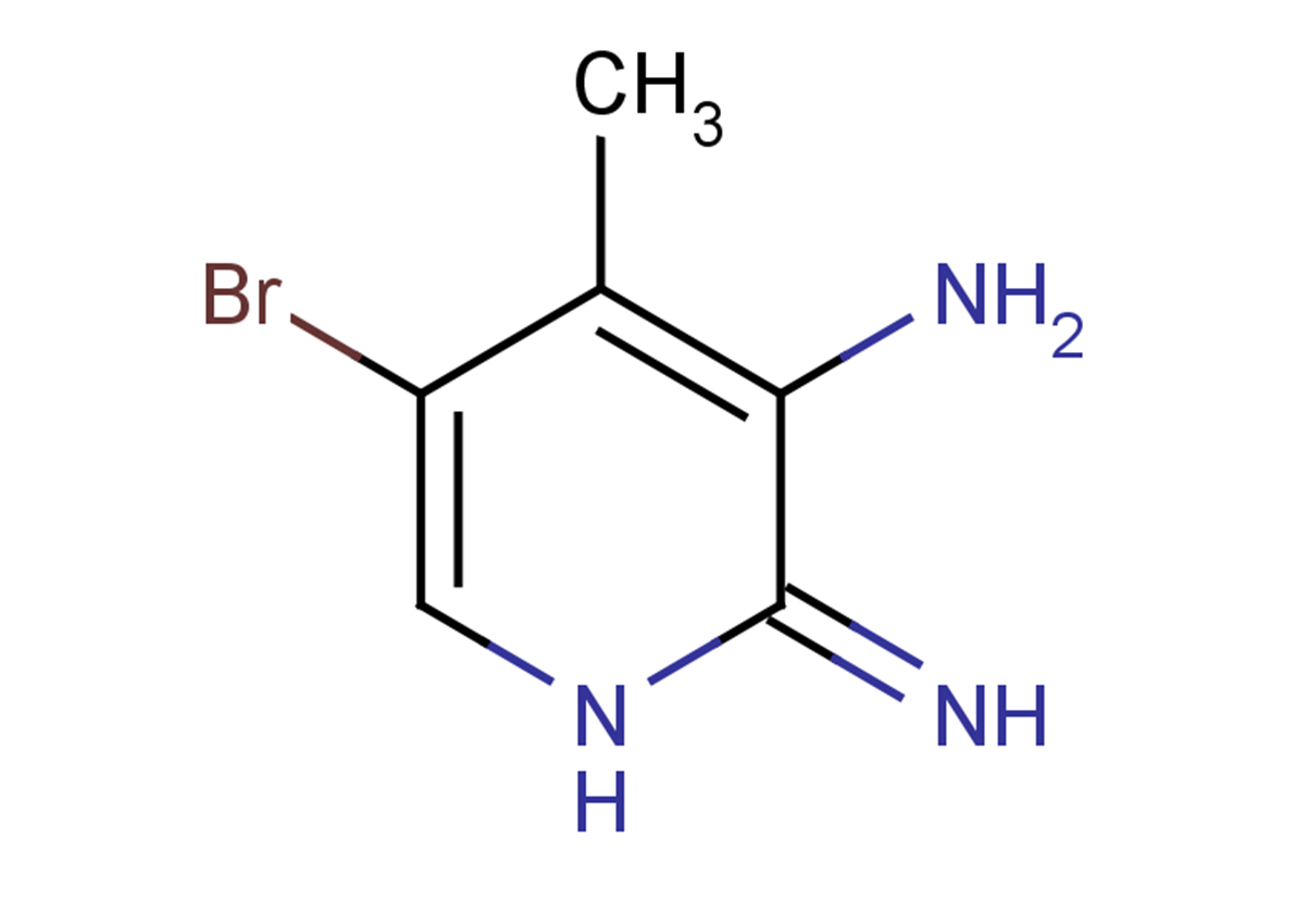 5-bromo-2-imino-4-methyl-1,2-dihydropyridin-3-amine