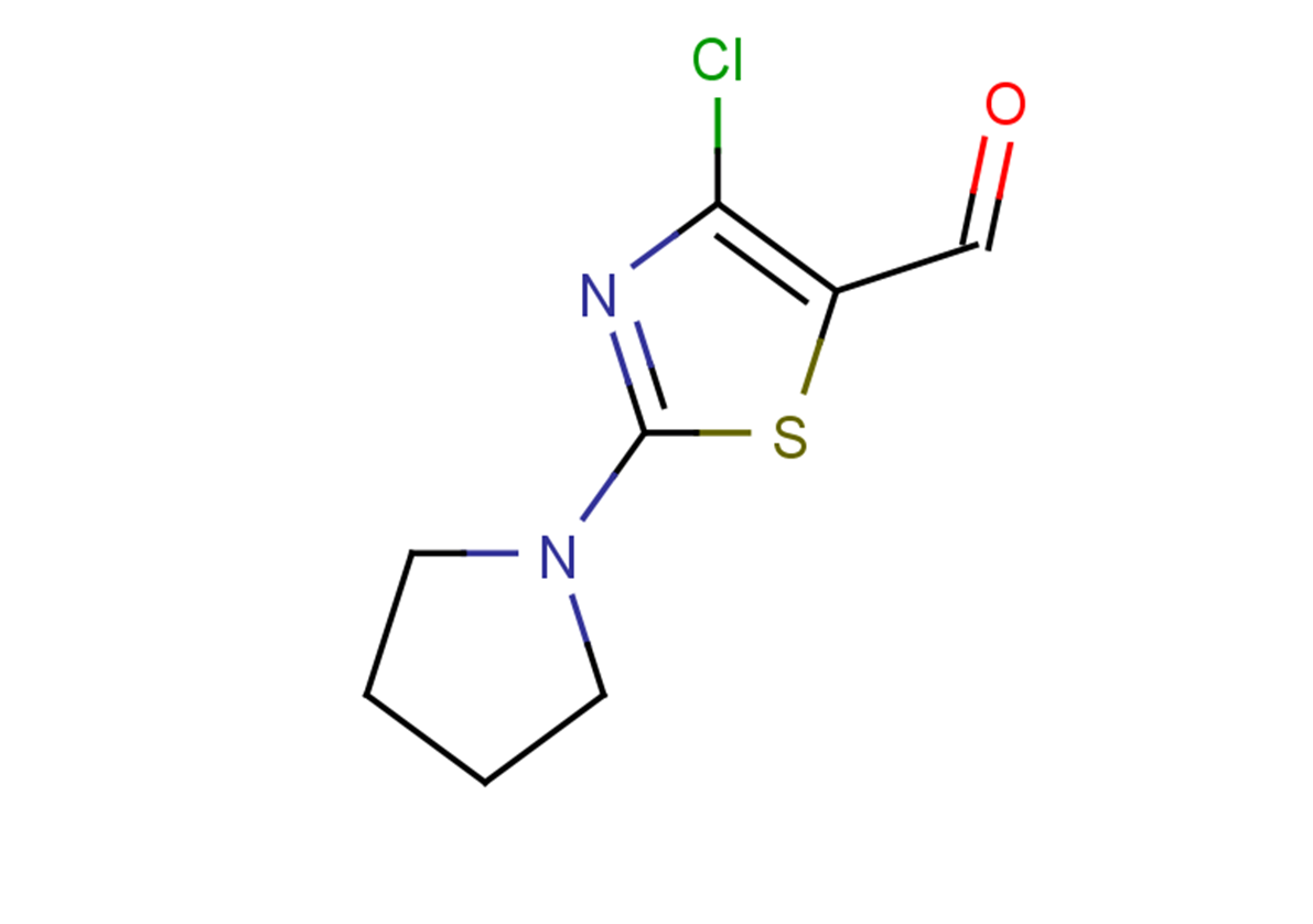 4-chloro-2-(pyrrolidin-1-yl)-1,3-thiazole-5-carbaldehyde