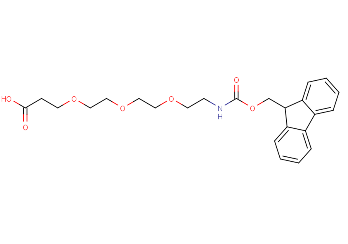 3-{2-[2-(2-{[(9H-fluoren-9-ylmethoxy)carbonyl]amino}ethoxy)ethoxy]ethoxy}propanoic acid