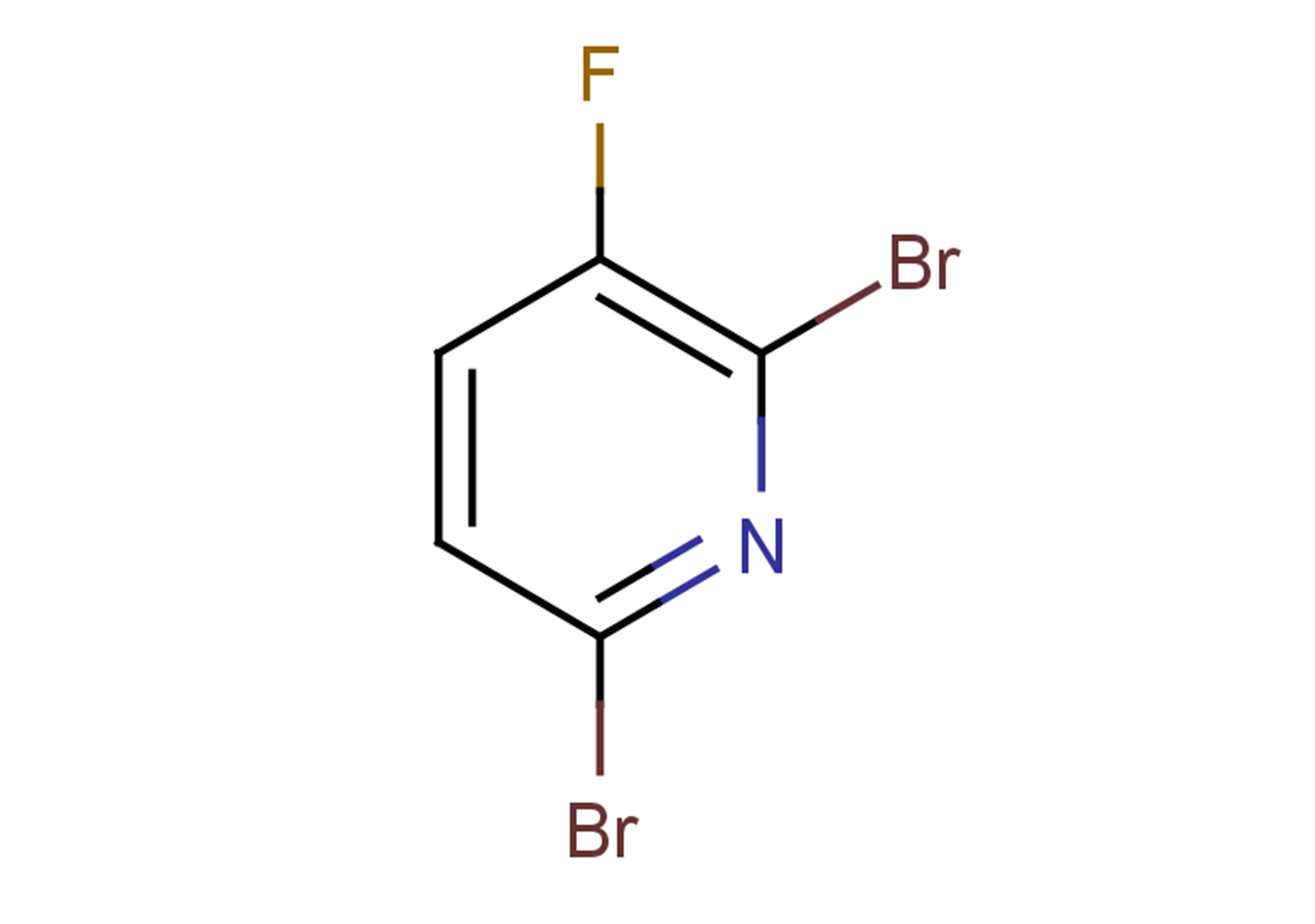 2,6-dibromo-3-fluoropyridine