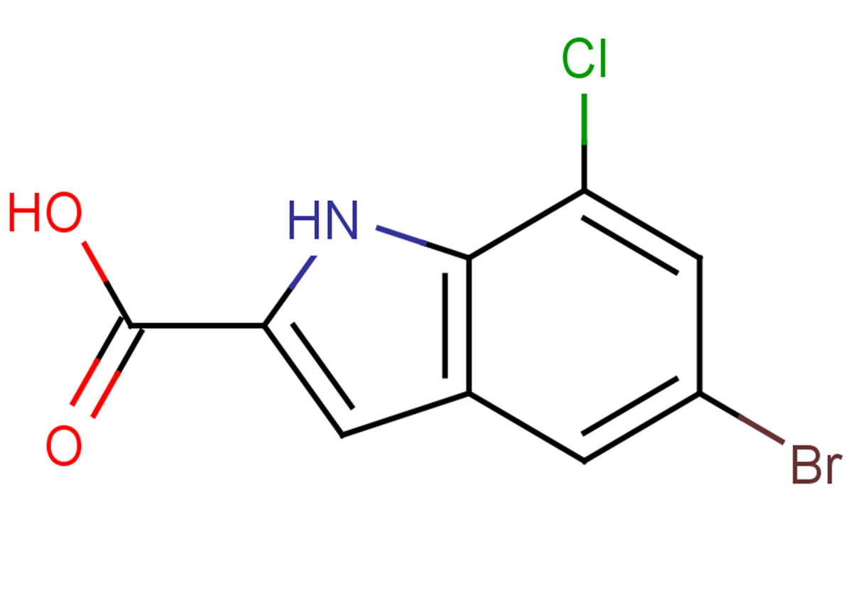 5-bromo-7-chloro-1H-indole-2-carboxylic acid