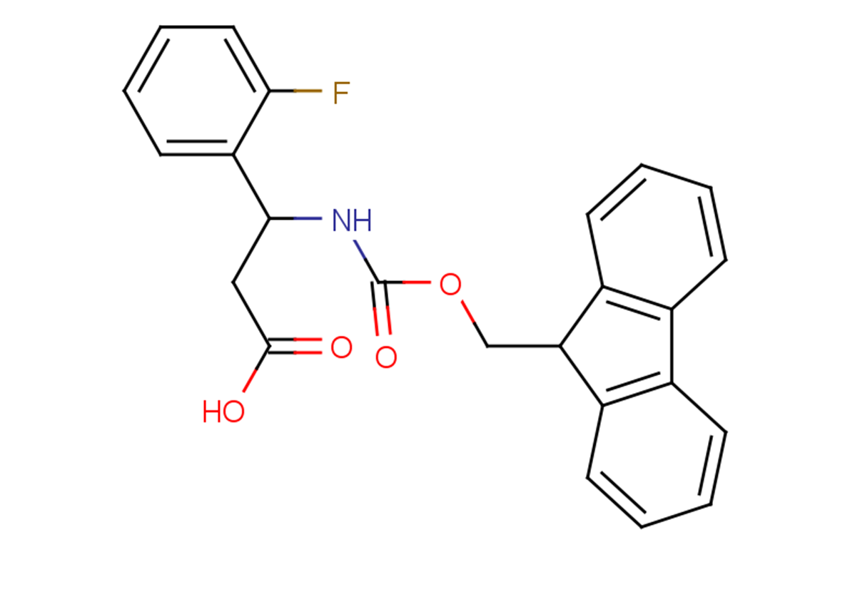 3-{[(9H-fluoren-9-ylmethoxy)carbonyl]amino}-3-(2-fluorophenyl)propanoic acid