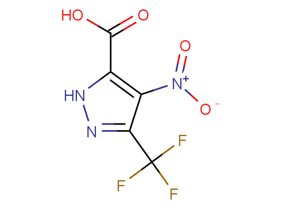 4-nitro-3-(trifluoromethyl)-1H-pyrazole-5-carboxylic acid
