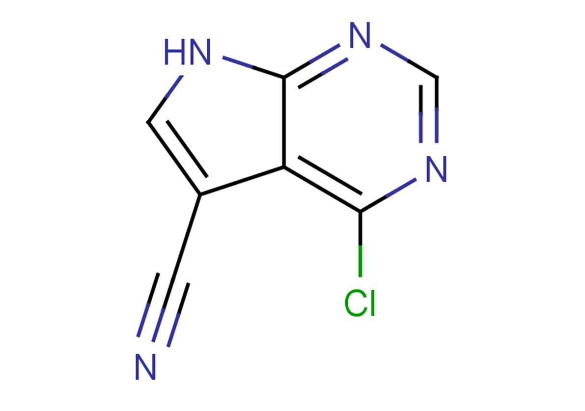 4-chloro-7H-pyrrolo[2,3-d]pyrimidine-5-carbonitrile