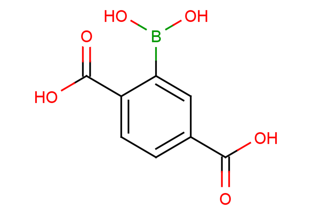 2-(dihydroxyboranyl)benzene-1,4-dicarboxylic acid