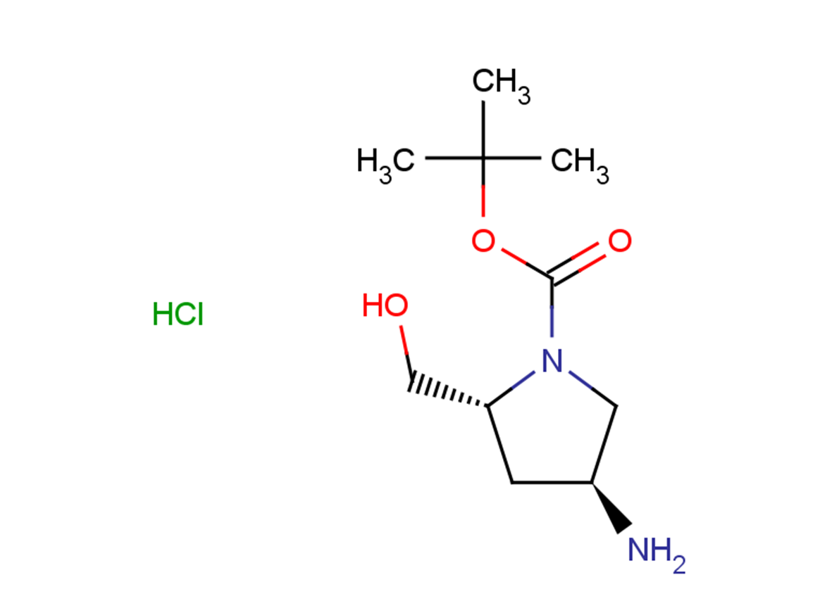 tert-butyl (2R,4S)-4-amino-2-(hydroxymethyl)pyrrolidine-1-carboxylate hydrochloride