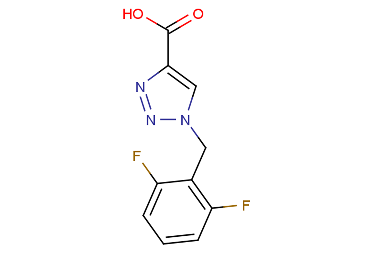 1-[(2,6-difluorophenyl)methyl]-1H-1,2,3-triazole-4-carboxylic acid