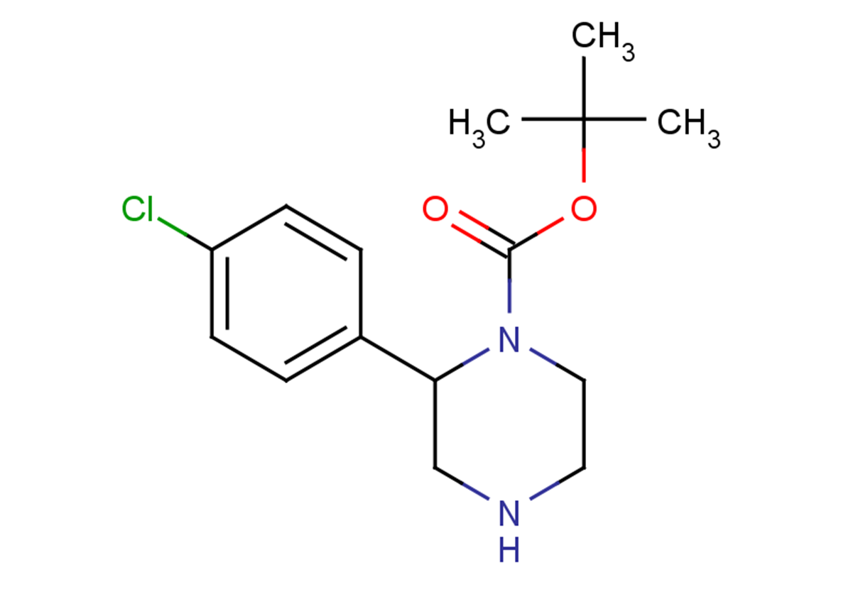 tert-butyl 2-(4-chlorophenyl)piperazine-1-carboxylate