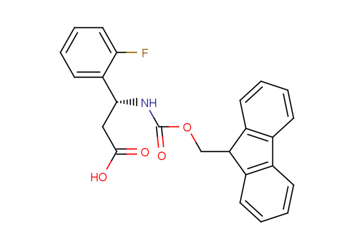(3R)-3-{[(9H-fluoren-9-ylmethoxy)carbonyl]amino}-3-(2-fluorophenyl)propanoic acid